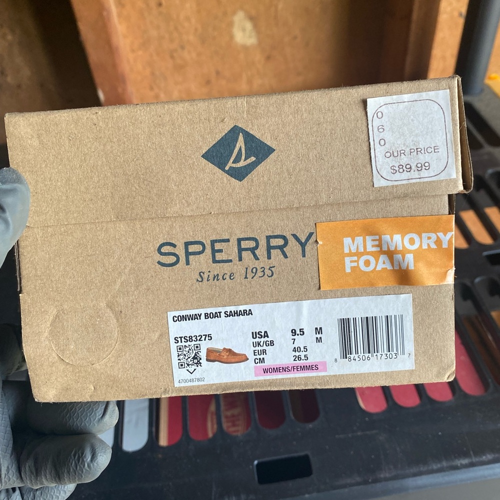 Sperry Memory Foam Boat Shoes - Sahara